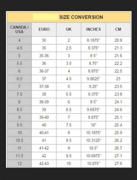 hermes sandals size chart.